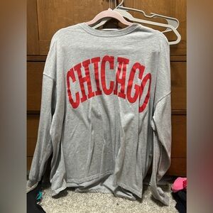 cute long sleeve chicago shirt